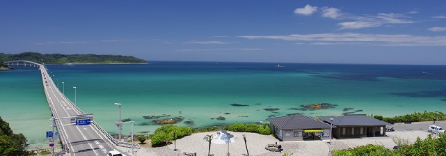 角島大橋の写真