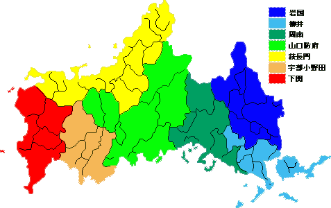 山口県地図